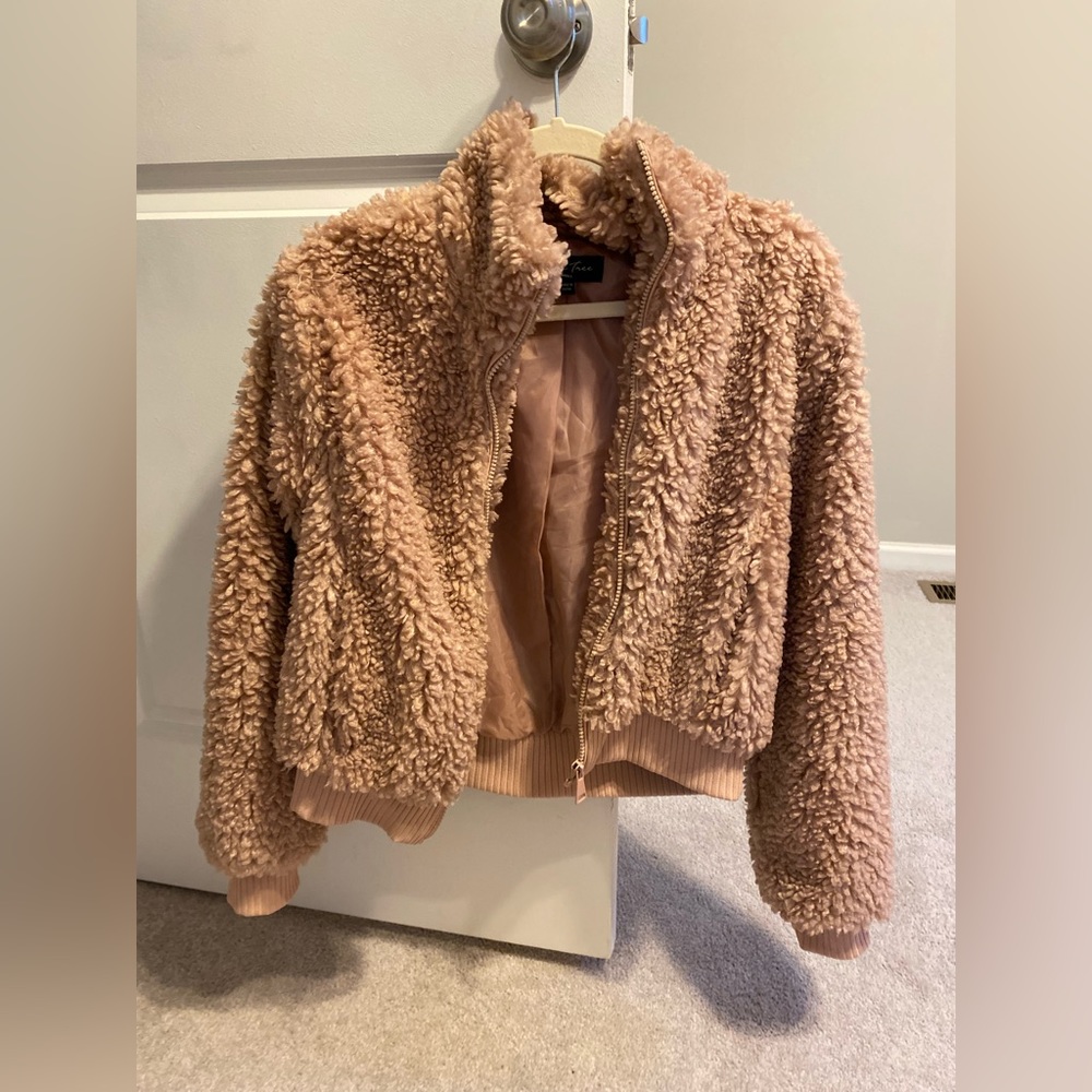 Blush Teddy jacket